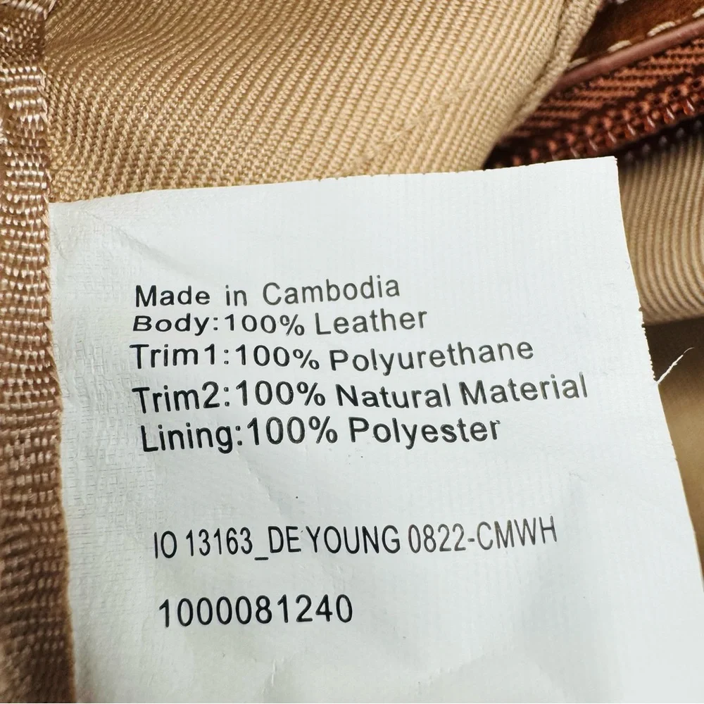 The Sak De Young Leather Backpack. Mahogany color. 100% Genuine leather.